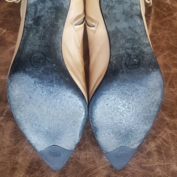Chanel Vintage Booties, 38 - Picture 8 of 9